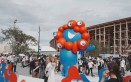 万博人気マスコット　ミャクミャク
